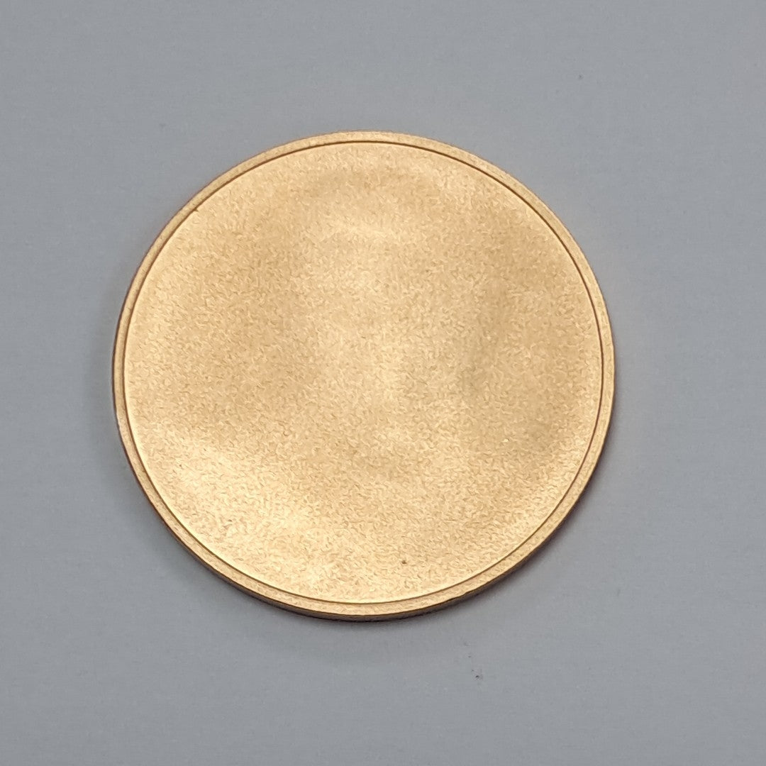 MEDALLA CONMEMORATIVA ORO 21 K 42,00 GRMS (SEMINUEVO)