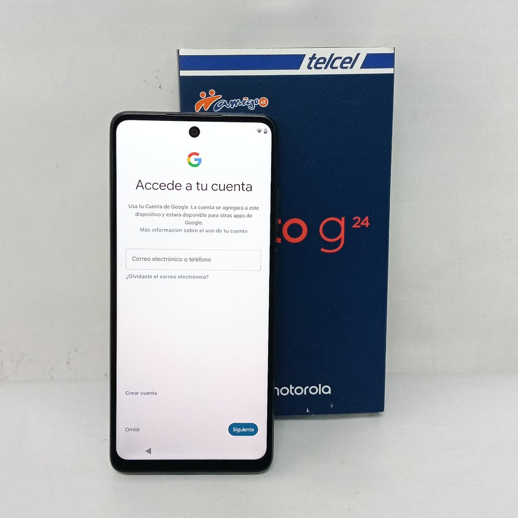 CELULAR MOTOROLA MOTO G24 XT2423-1 (2024) 256 GB 4 GB RAM (SEMINUEVO)