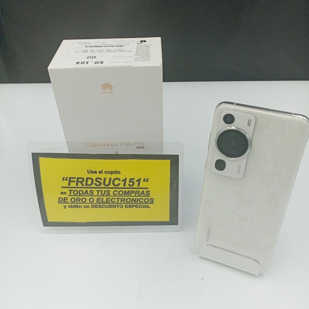 CELULAR HUAWEI P60 PRO MNA-LX9 (2023) 256 GB 8 GB RAM (SEMINUEVO)