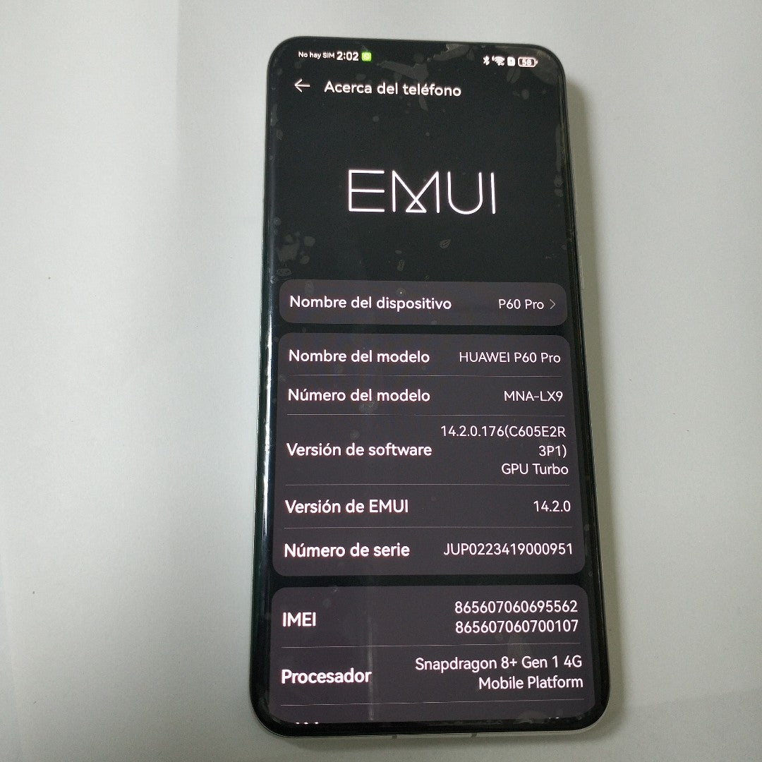 CELULAR HUAWEI P60 PRO MNA-LX9 (2023) 512 GB 12 GB RAM (SEMINUEVO)