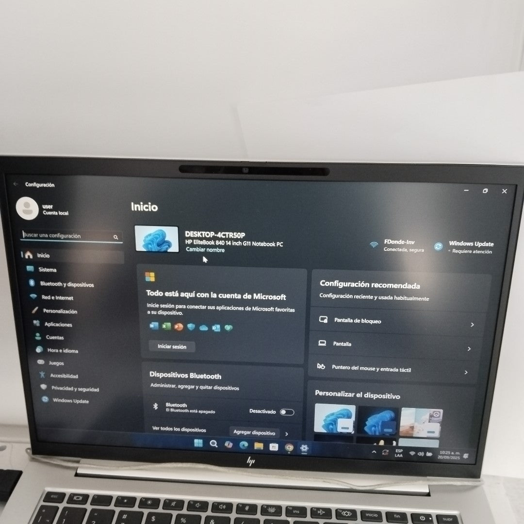 LAPTOP HP ELITEBOOK 840 G11 (2023) 512 GB SSD 32 GB RAM (SEMINUEVO)
