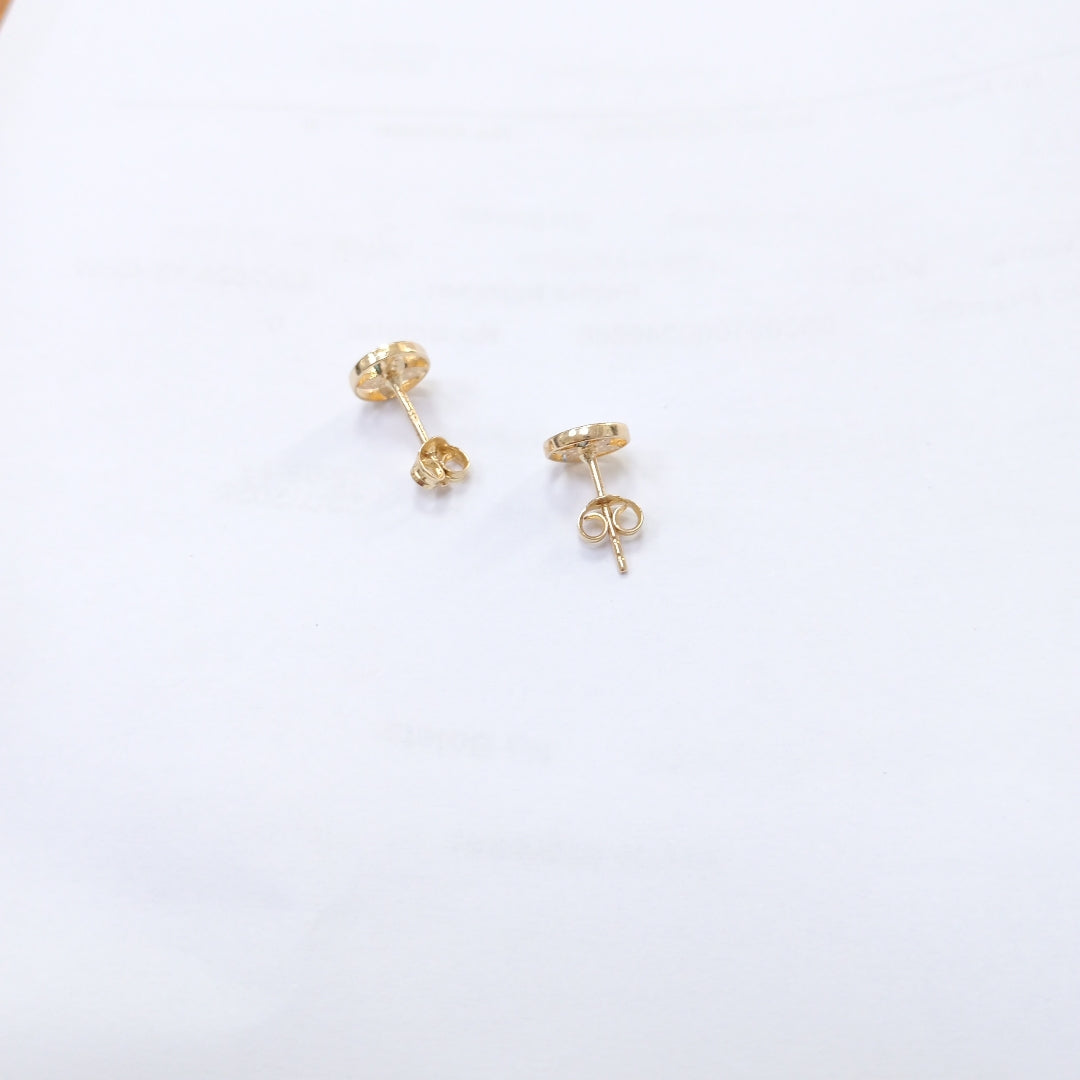 BROQUELES ORO 14K 1.1 (NUEVO)
