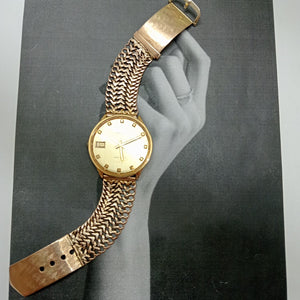 RELOJ CAJA ACERO PULSO ORO. ORO. 8 K 55 GRMS (SEMINUEVO)
