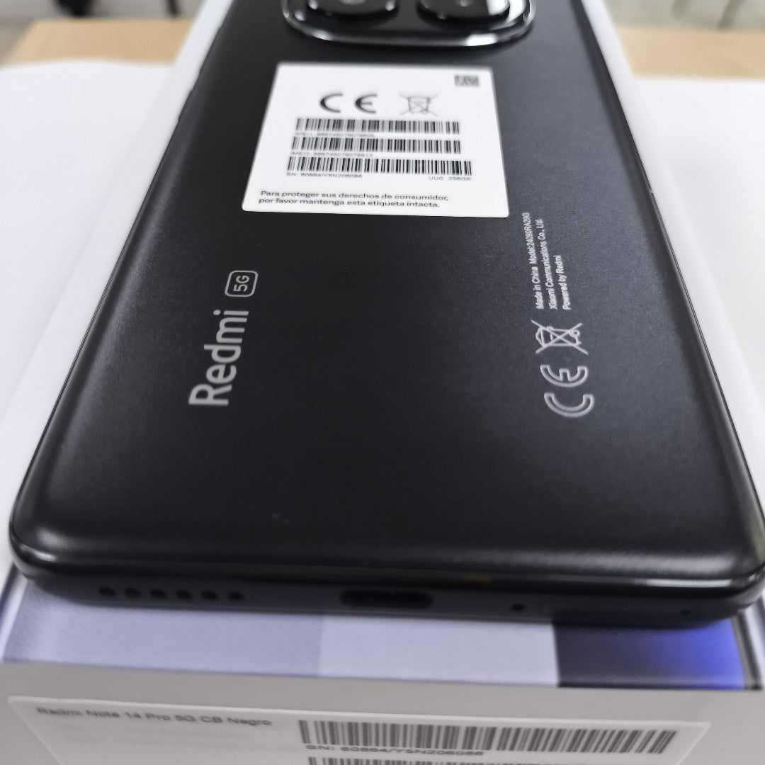 CELULAR XIAOMI REDMI NOTE 14 PRO 5G 24090RA29G (2025) 256 GB 8 GB RAM (SEMINUEVO)