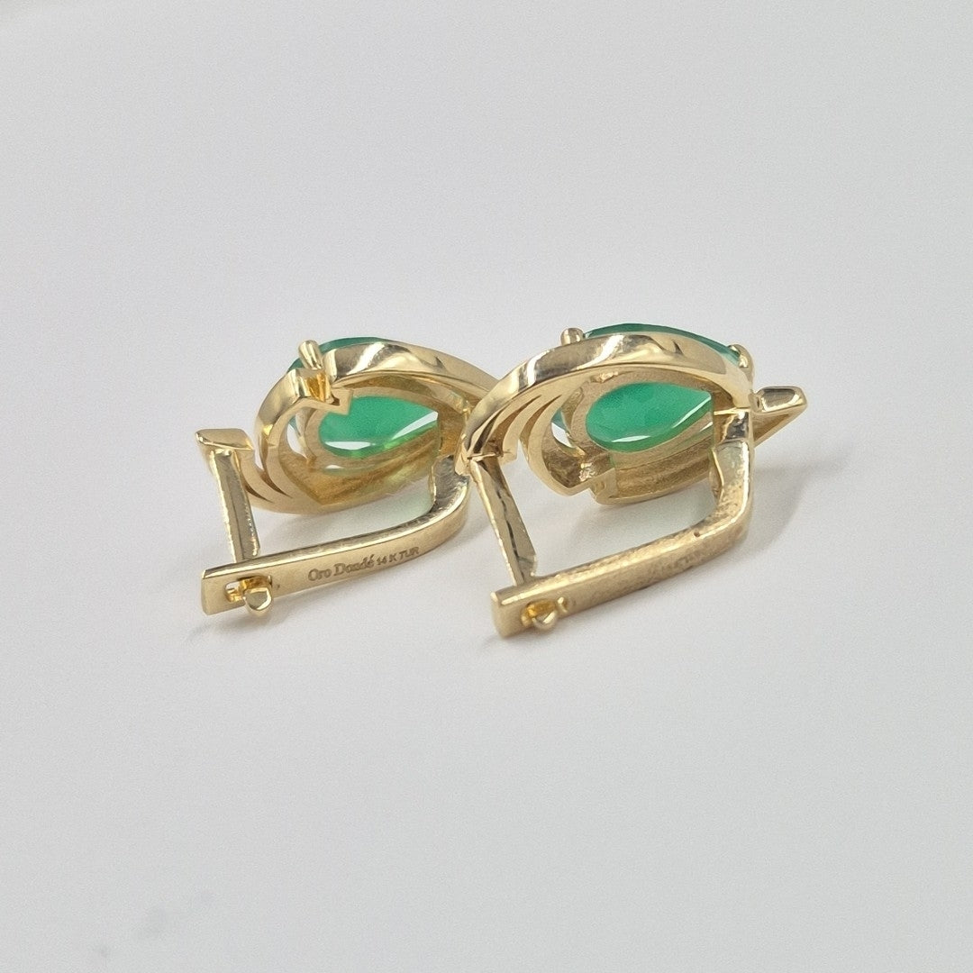 BROQUELES ORO 14K 4.7 (NUEVO)