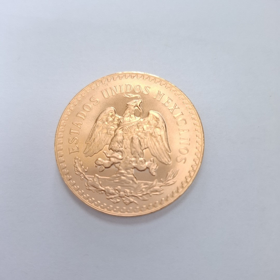 K1 41,60 GRMS - DTO. 0,00 GRMS - 21 K - AVALÚO 79534,21 * IDENTIFICACIÓN MONEDA NOMINATIVA * MONEDAS PESOS 50 PESOS (SEMINUEVO)