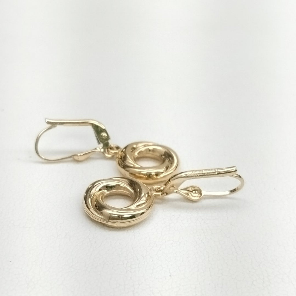 BROQUELES ORO 14K 2.6 (NUEVO)