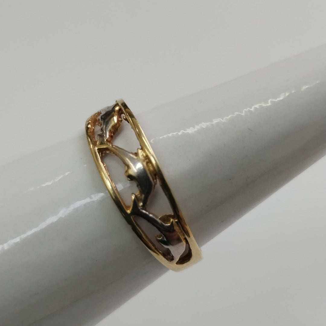 ANILLITO ORO,RODIADO 14 K 1,50 GRMS (SEMINUEVO)