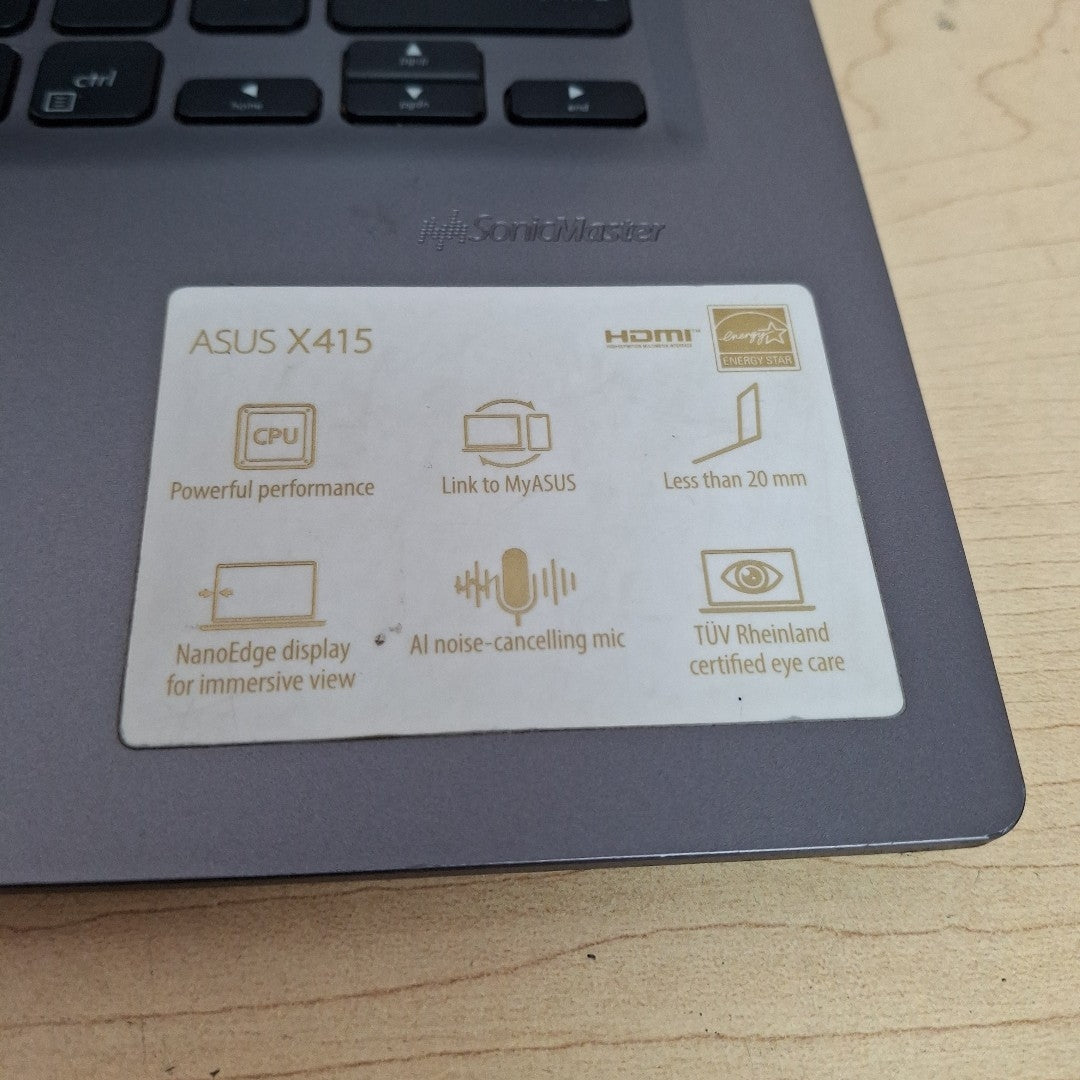 LAPTOP ASUS F415E-UB34 (2021) 128 GB SSD 8 GB RAM (SEMINUEVO)