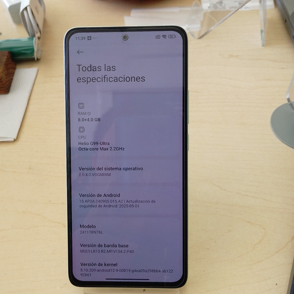 CELULAR XIAOMI REDMI NOTE 14 24117RN76L (2025) 256 GB 8 GB RAM (SEMINUEVO)