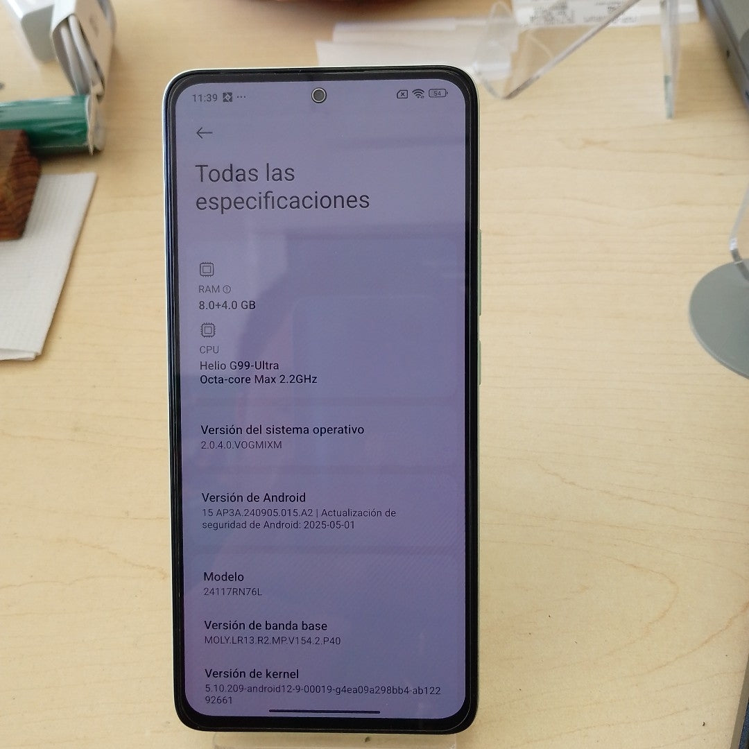 CELULAR XIAOMI REDMI NOTE 14 24117RN76L (2025) 256 GB 8 GB RAM (SEMINUEVO)