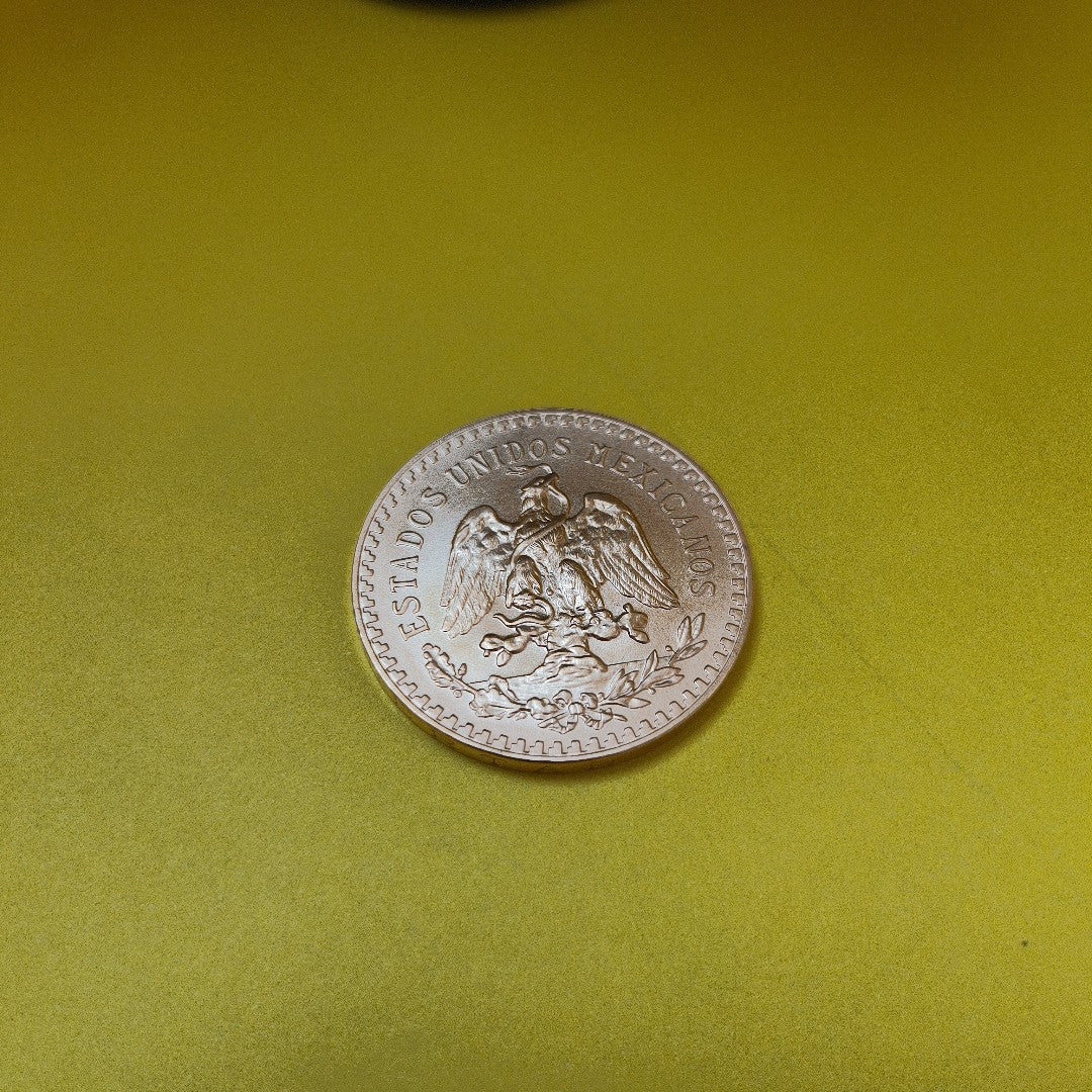 K1 41,60 GRMS - DTO. 0,00 GRMS - 21 K - AVALÚO 75894,21 * IDENTIFICACIÓN MONEDA NOMINATIVA * MONEDAS PESOS 50 PESOS (SEMINUEVO)