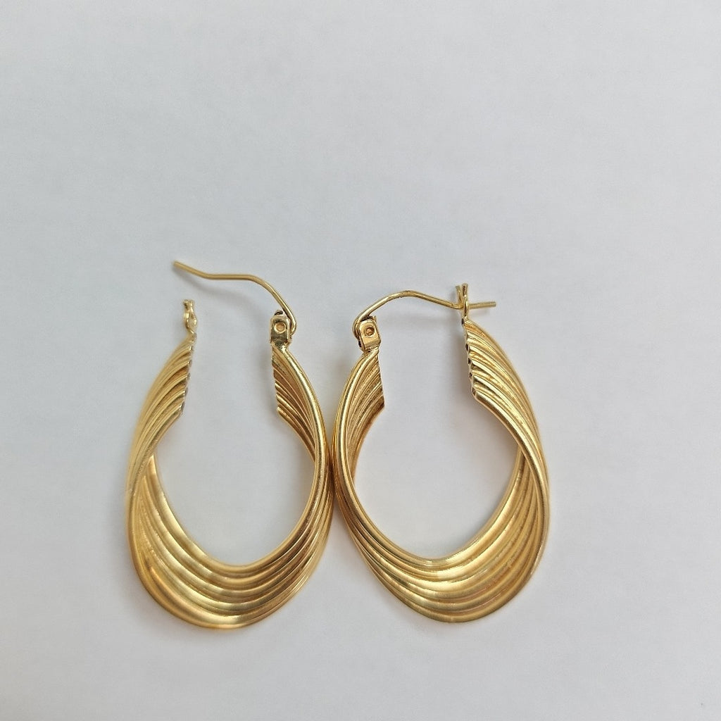 ARRACADAS PAR ORO 14 K 5,40 GRMS (SEMINUEVO)