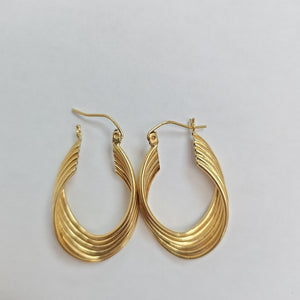 ARRACADAS PAR ORO 14 K 5,40 GRMS (SEMINUEVO)