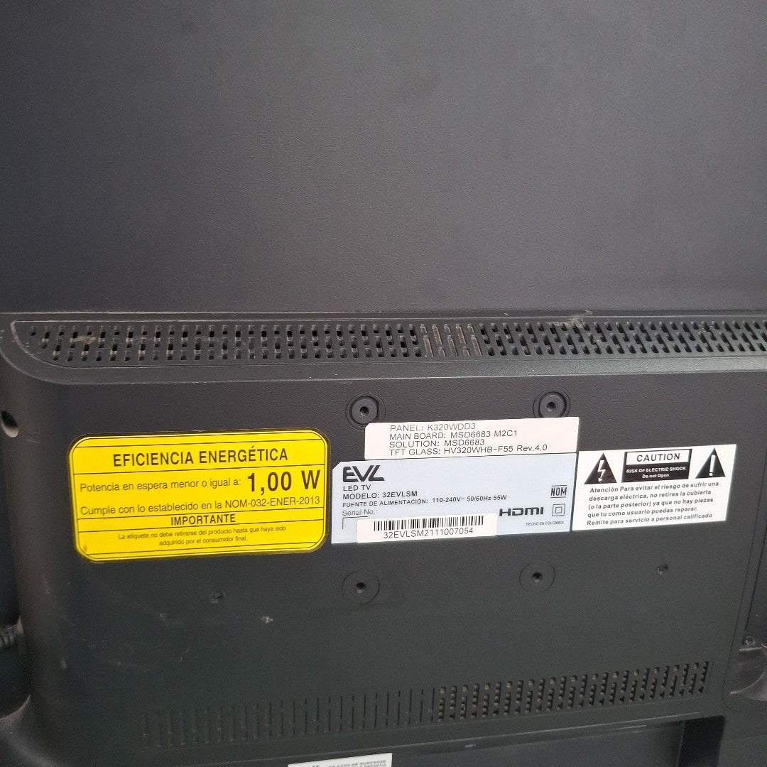 PANTALLA EVL 32EVLSM 32" LED HD (SEMINUEVO)