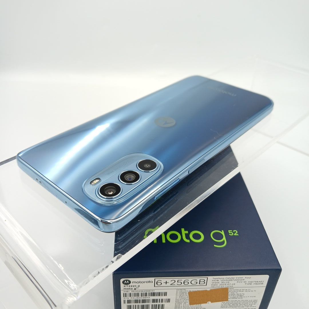 CELULAR MOTOROLA MOTO G52 XT2221-2 256 GB 6 GB RAM (SEMINUEVO)
