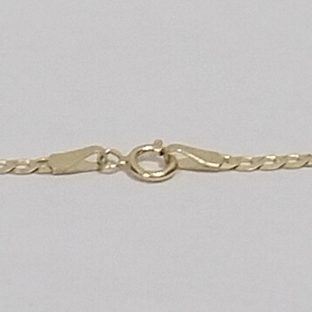 PULSERAS CABALLERO BARBADA AMARILLA ORO 14K 1.6 (NUEVO)
