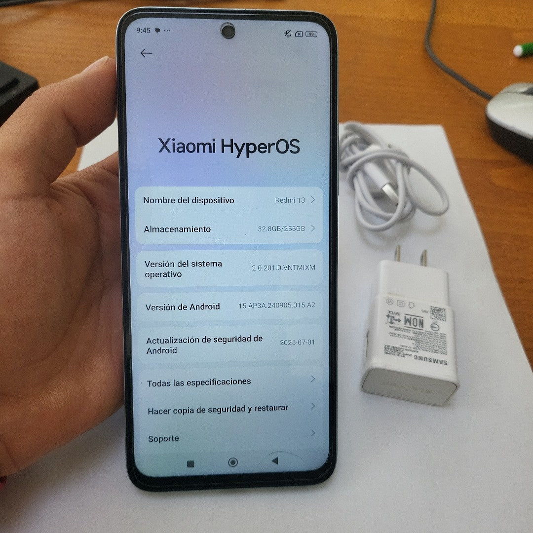 CELULAR XIAOMI REDMI 13 24049RN28L (2024) 256 GB 8 GB RAM (SEMINUEVO)