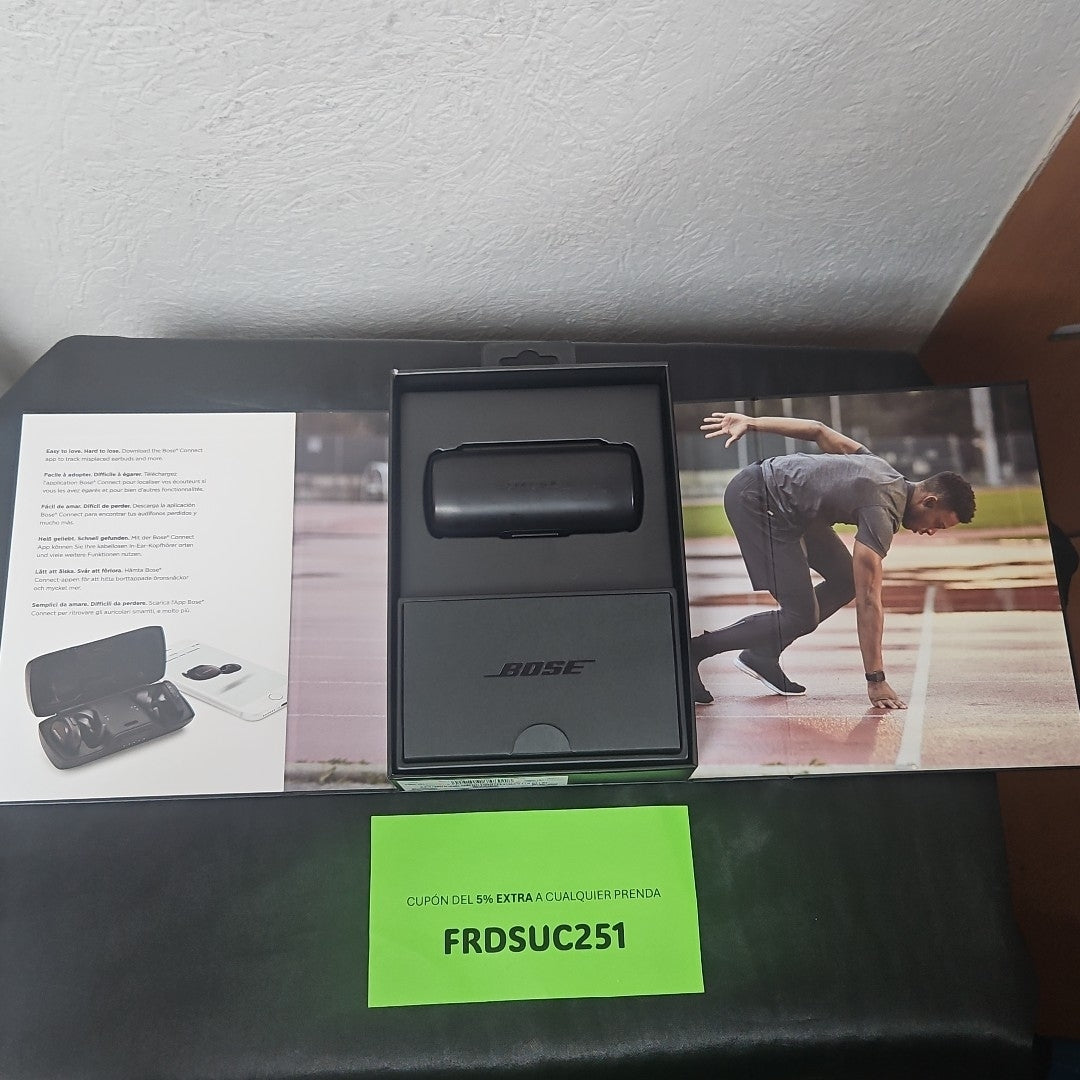 AUDIFONOS BOSE SOUNDSPORT FREE DEPORTIVOS                                                                                           INALAMBRICOS                                                                                         (SEMINUEVO)