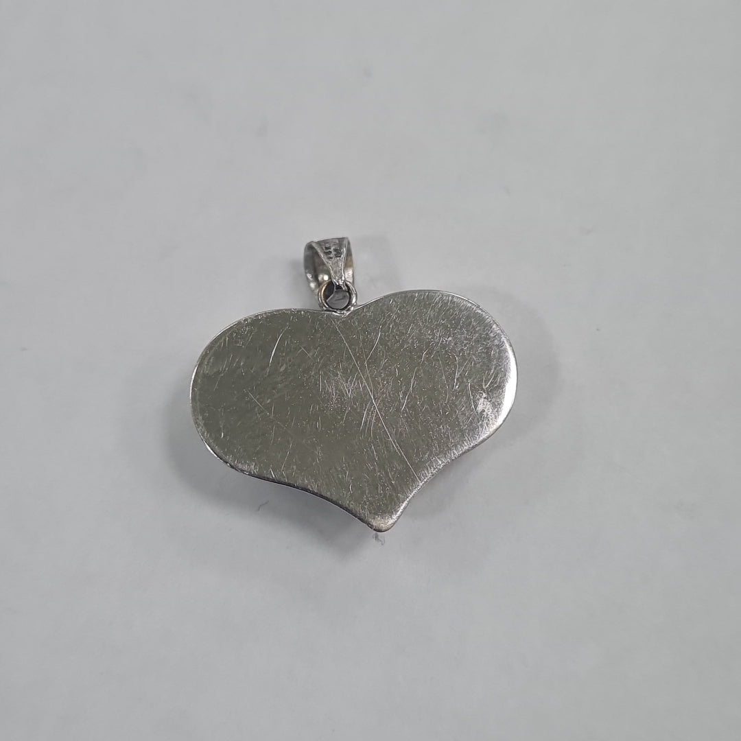 10023DIJ00000B1422 FRD12 DIJE DE MEDIO CORAZON INFLADO O/B ORO 14K 1.6GRS (NUEVO)