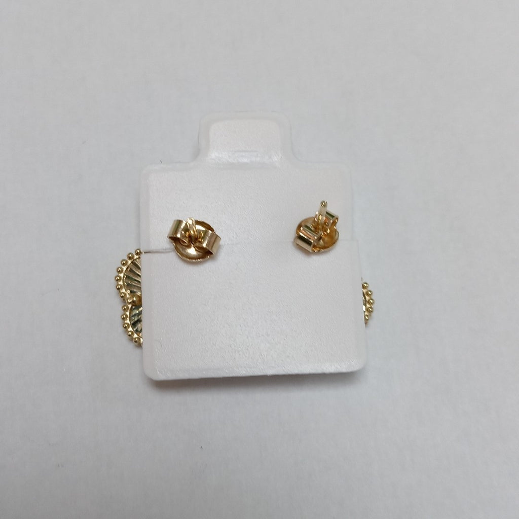 BROQUELES ORO 14K 3.2 (NUEVO)