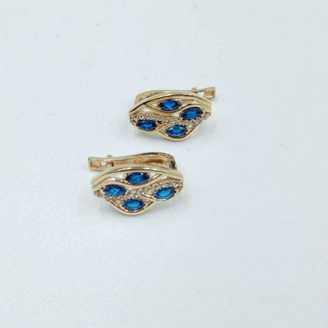 BROQUELES ORO 14K 3.6 (NUEVO)