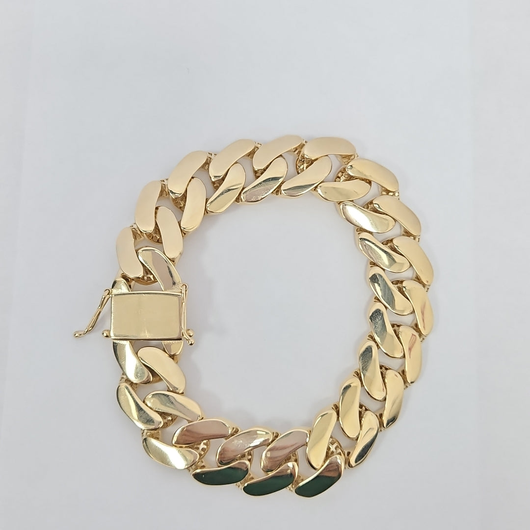 PULSERAS CABALLERO ORO 14K 32.5 (NUEVO)