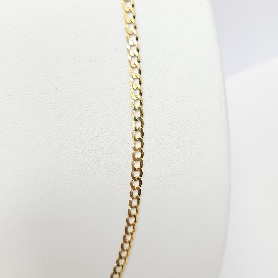 CADENAS BARBADA AMARILLA ORO 14K 6.6 (NUEVO)