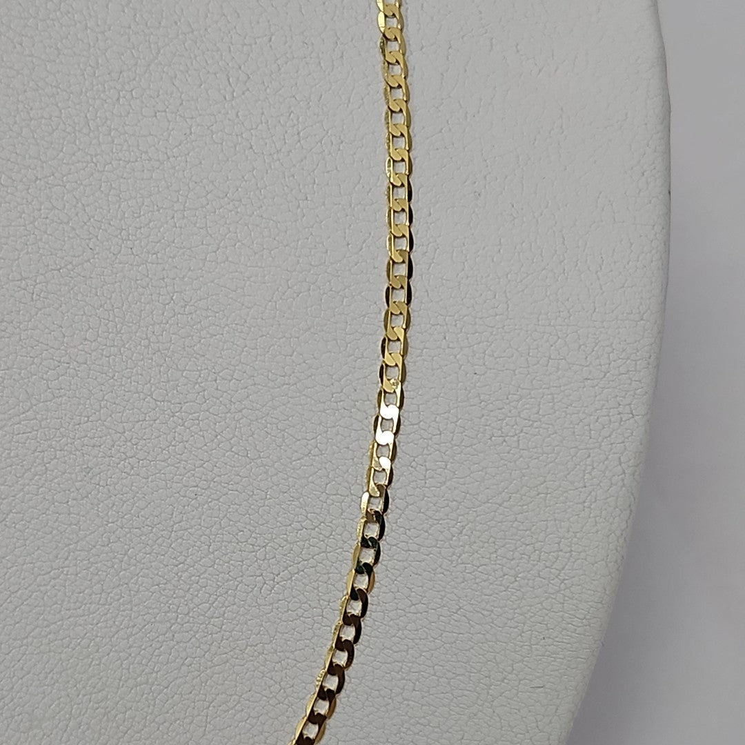 CADENAS BARBADA AMARILLA ORO 14K 3.7 (NUEVO)