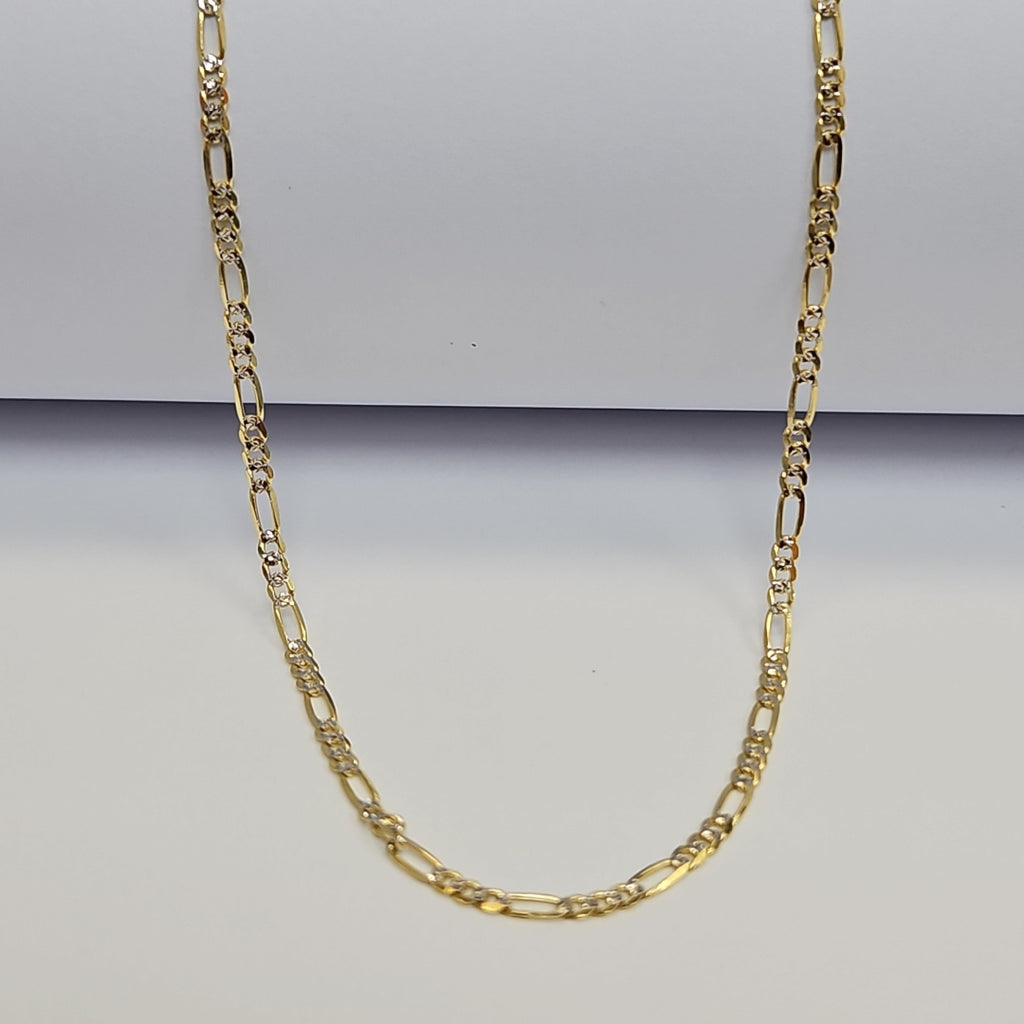 CADENAS CARTIER 3*1 DIAMANTADA ORO 14K 5.1 (NUEVO)