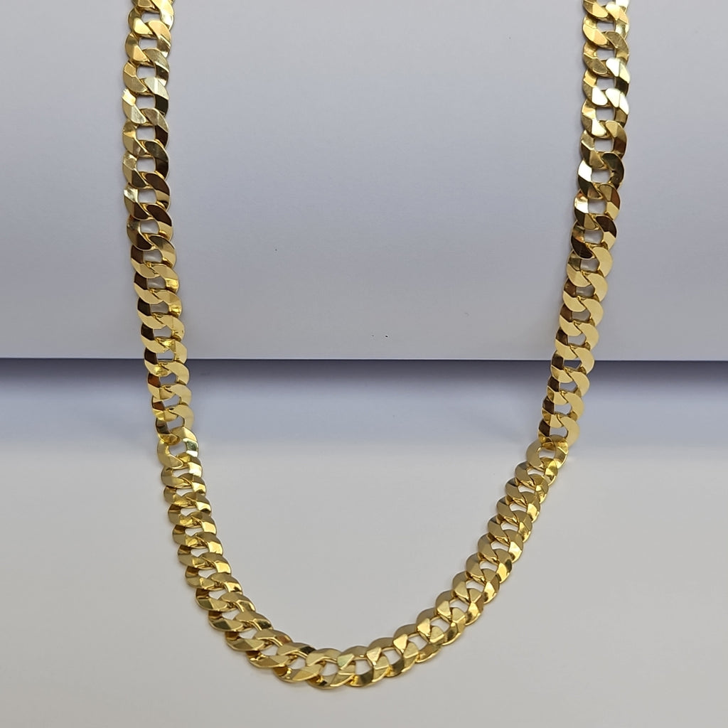 CADENAS BARBADA AMARILLA ORO 14K 24.6 (NUEVO)