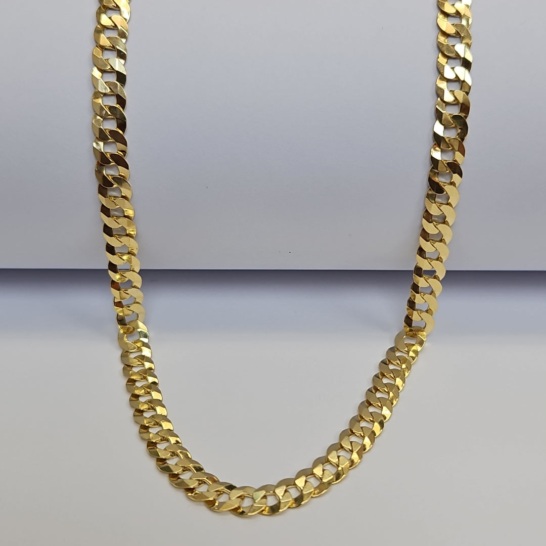 CADENAS BARBADA AMARILLA ORO 14K 24.6 (NUEVO)