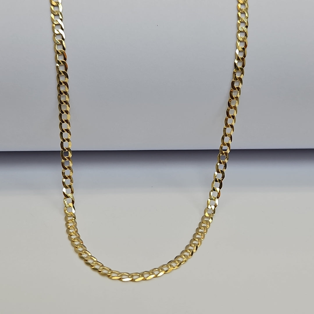 CADENAS BARBADA AMARILLA ORO 14K 7.1 (NUEVO)
