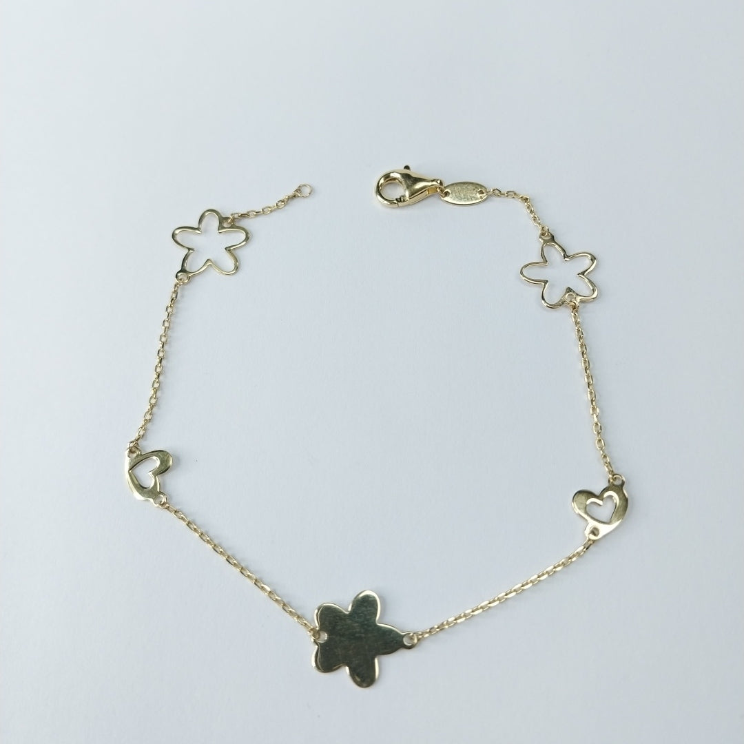 PULSERAS DAMA ORO 14K 1.5 (NUEVO)