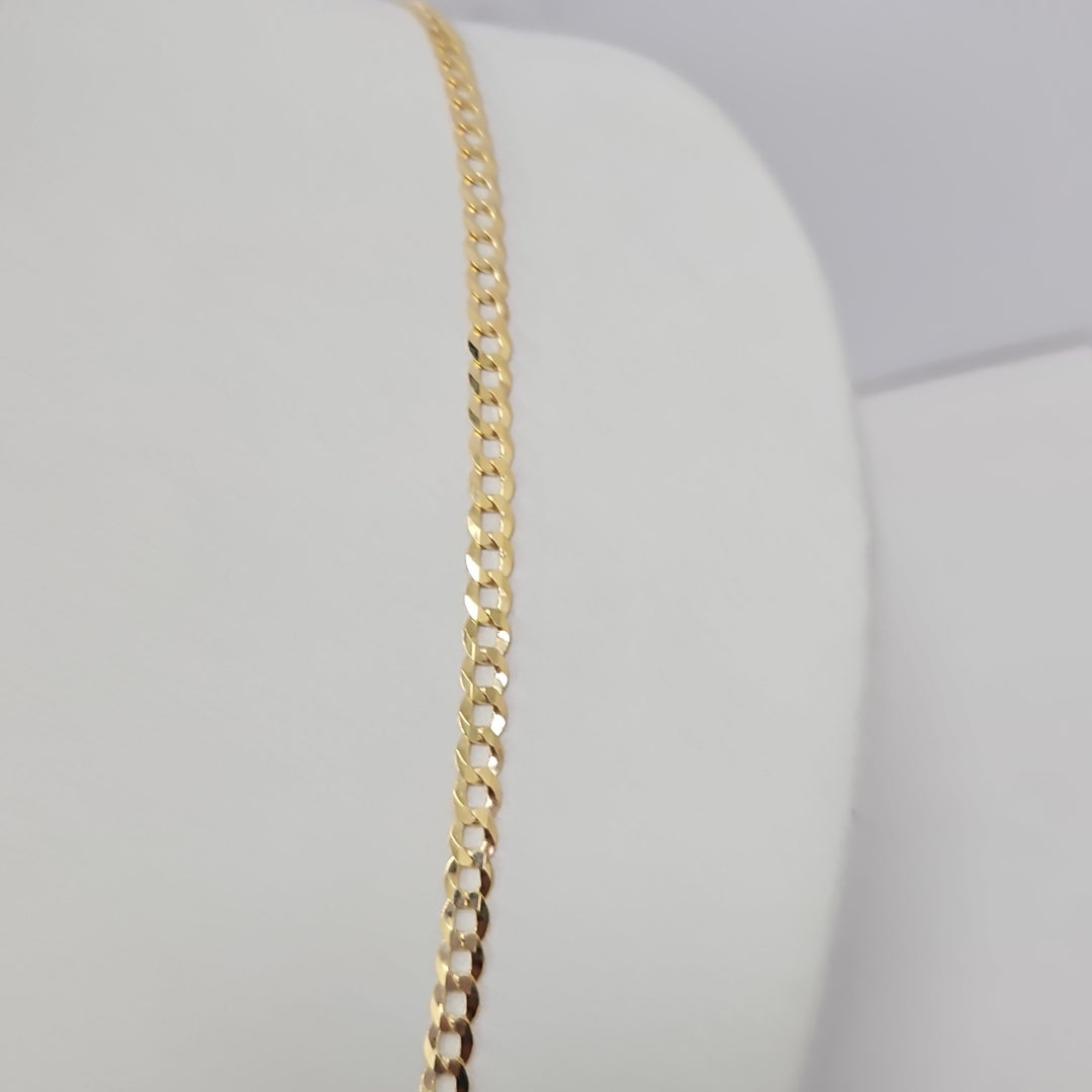 CADENAS BARBADA AMARILLA ORO 10K 5.3 (NUEVO)