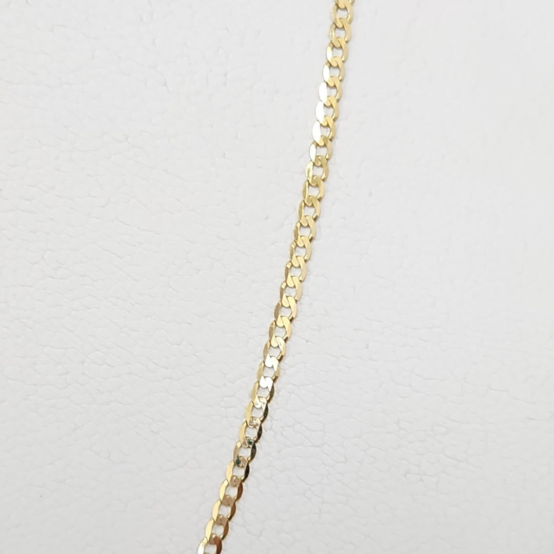 CADENAS BARBADA AMARILLA ORO 10K 1.6 (NUEVO)