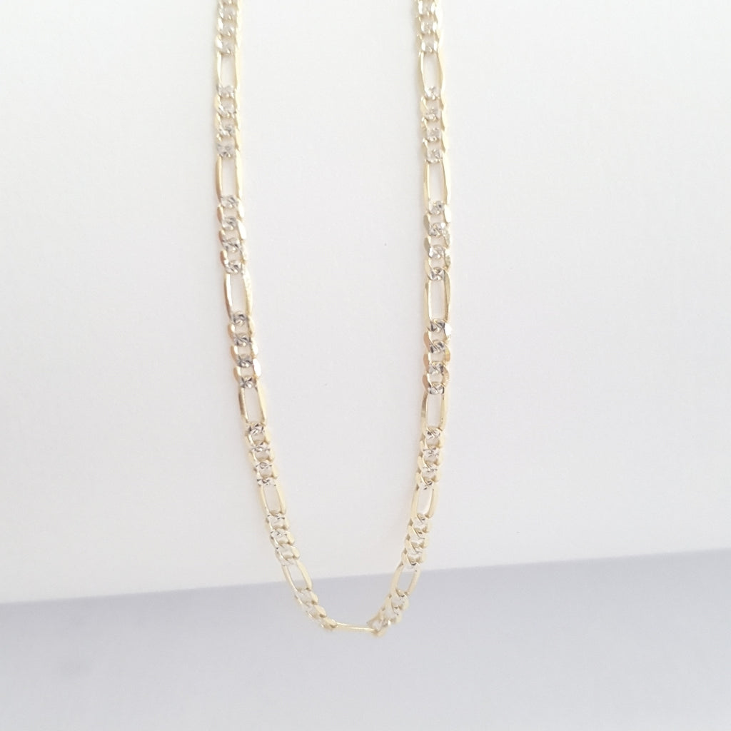 CADENAS CARTIER 3*1 DIAMANTADA ORO 14K 5.1 (NUEVO)