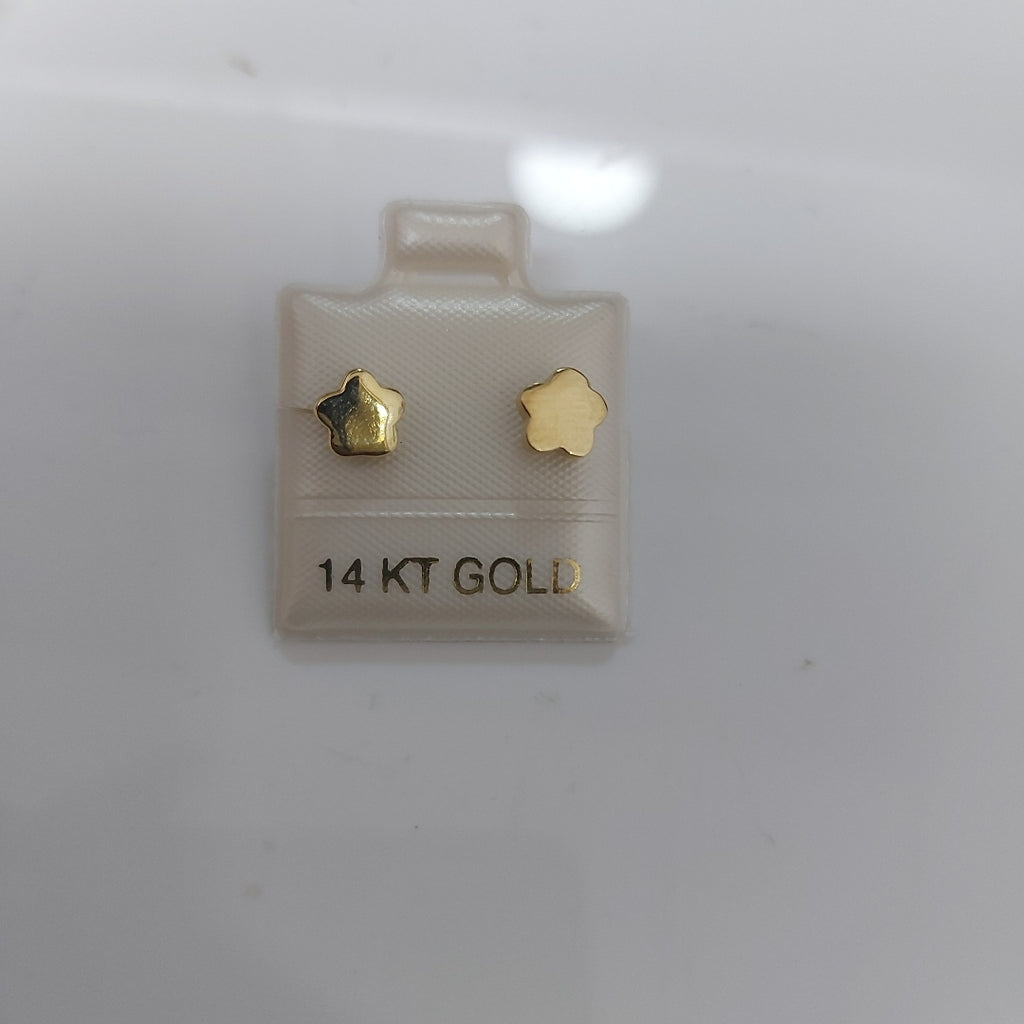 BROQUELES ORO 14K 1 (NUEVO)
