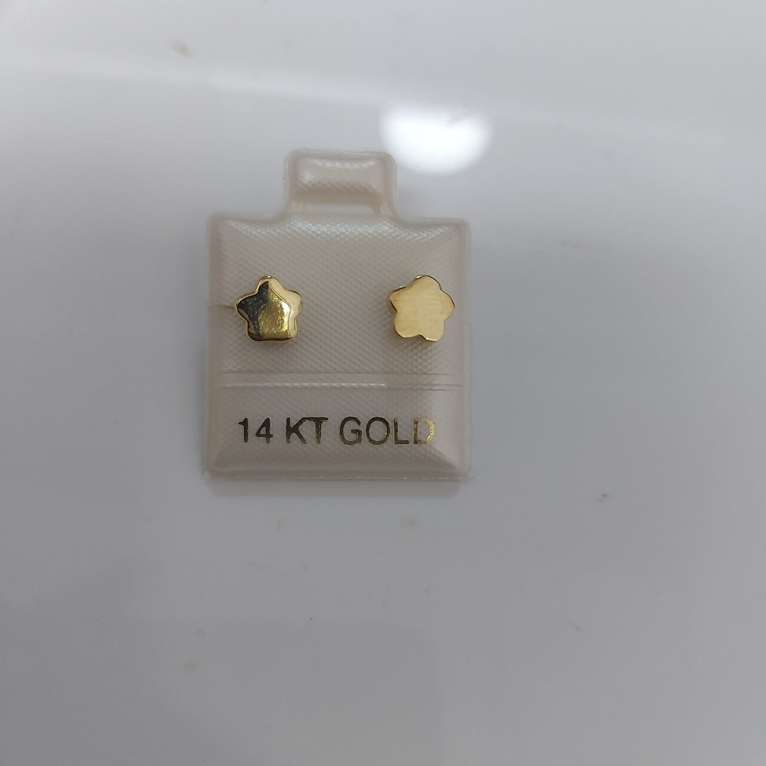 BROQUELES ORO 14K 1 (NUEVO)
