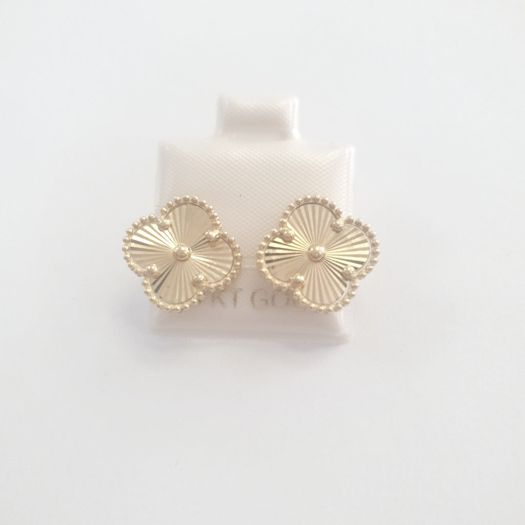 BROQUELES ORO 14K 3.2 (NUEVO)