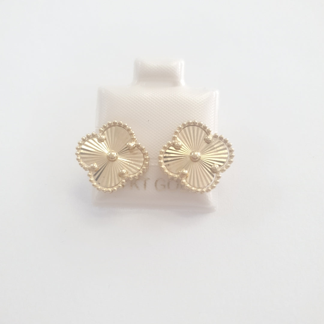 BROQUELES ORO 14K 3.2 (NUEVO)