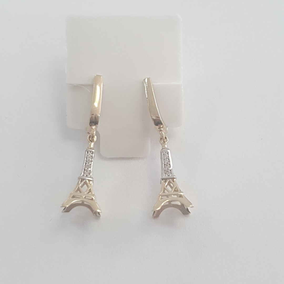 BROQUELES ORO 14K 3.3 (NUEVO)