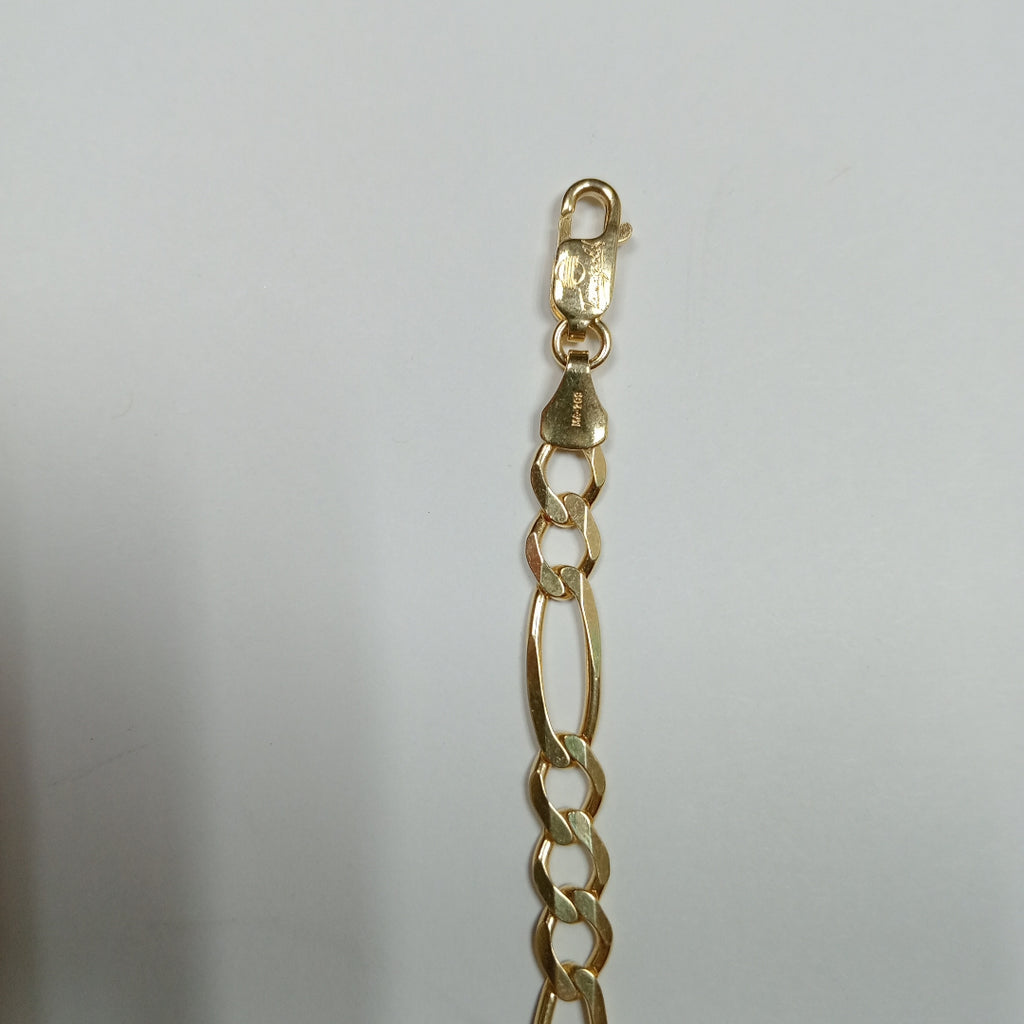PULSERAS CABALLERO CARTIER 3*1 AMARILLA ORO 14K 6.4 (NUEVO)