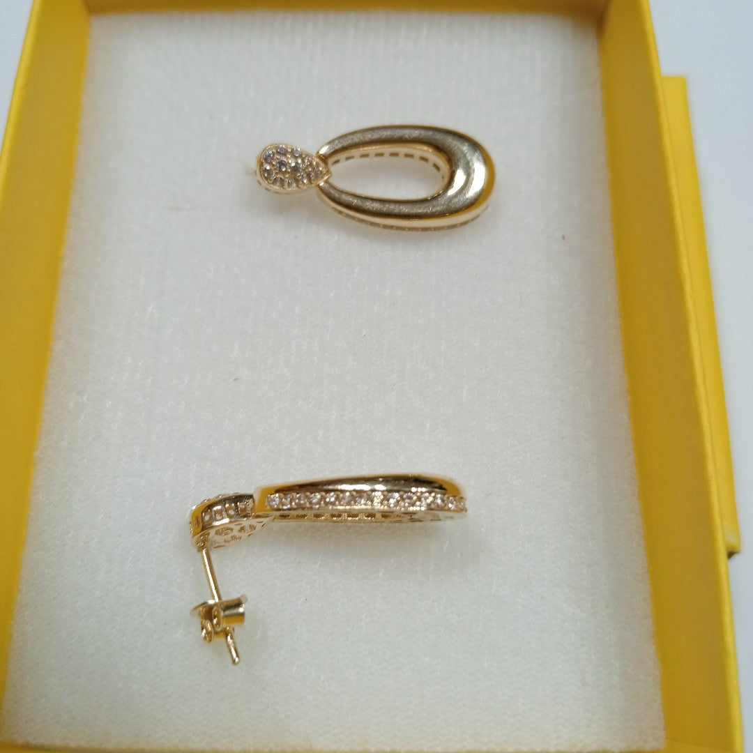 BROQUELES ORO 14K 4.3 (NUEVO)