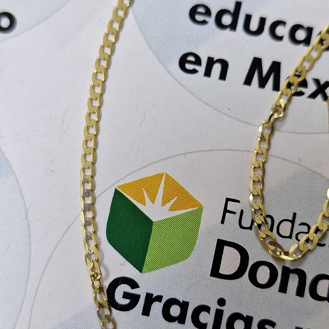 CADENAS BARBADA AMARILLA ORO 10K 2.6 (NUEVO)