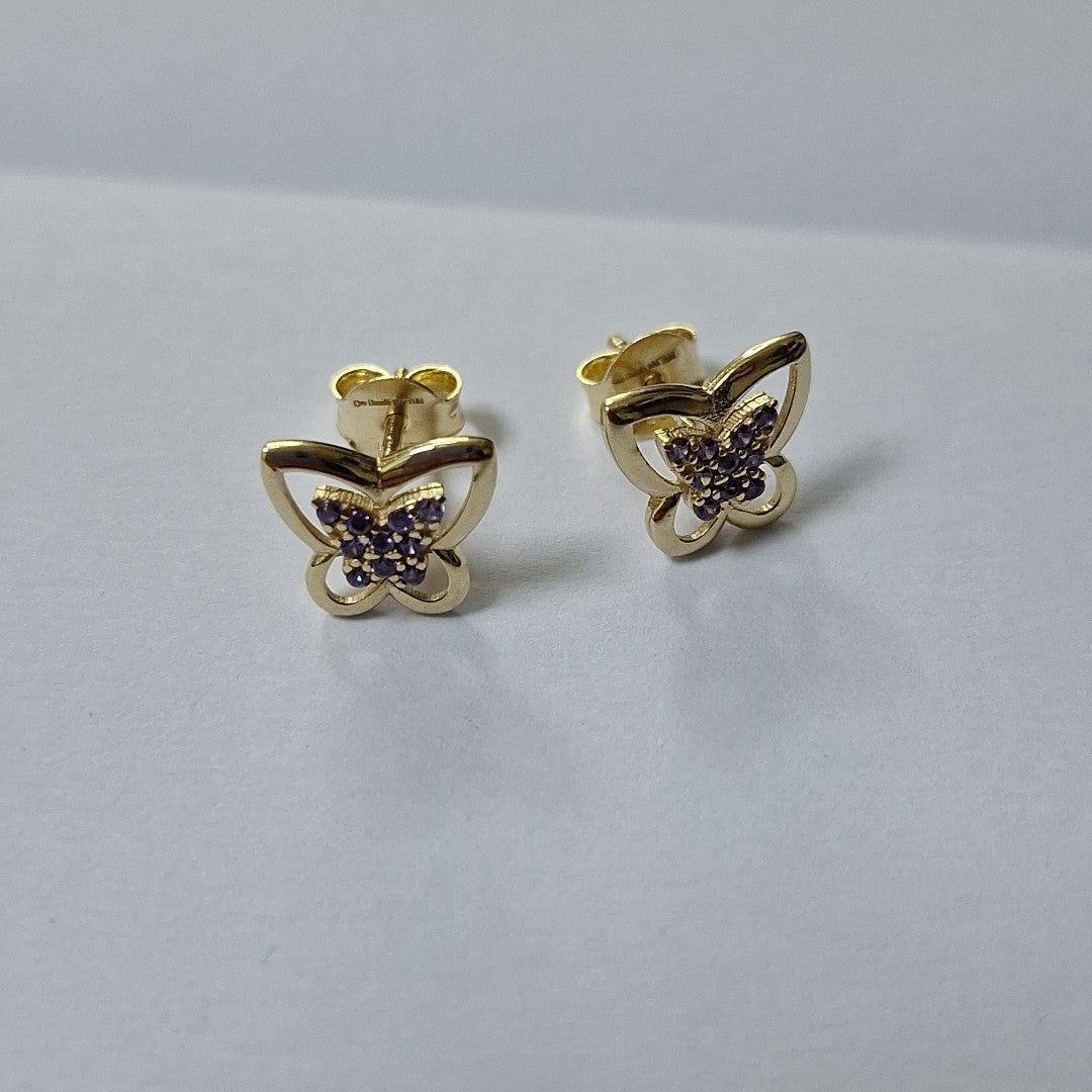 BROQUELES ORO 14K 1.4 (NUEVO)