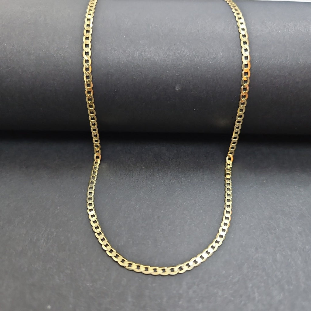 CADENAS BARBADA AMARILLA ORO 14K 4.2 (NUEVO)