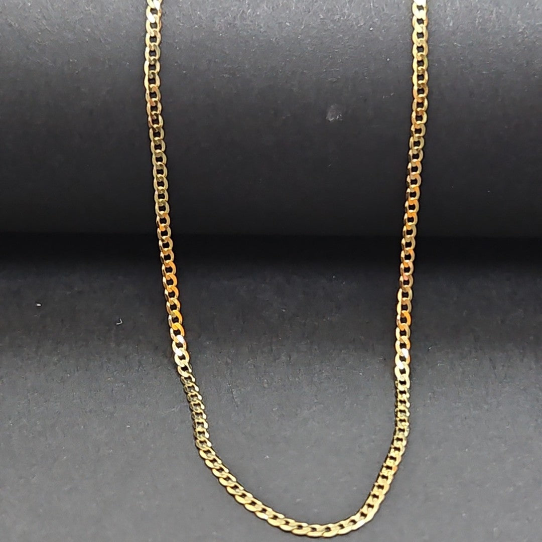 CADENAS BARBADA AMARILLA ORO 14K 1.9 (NUEVO)