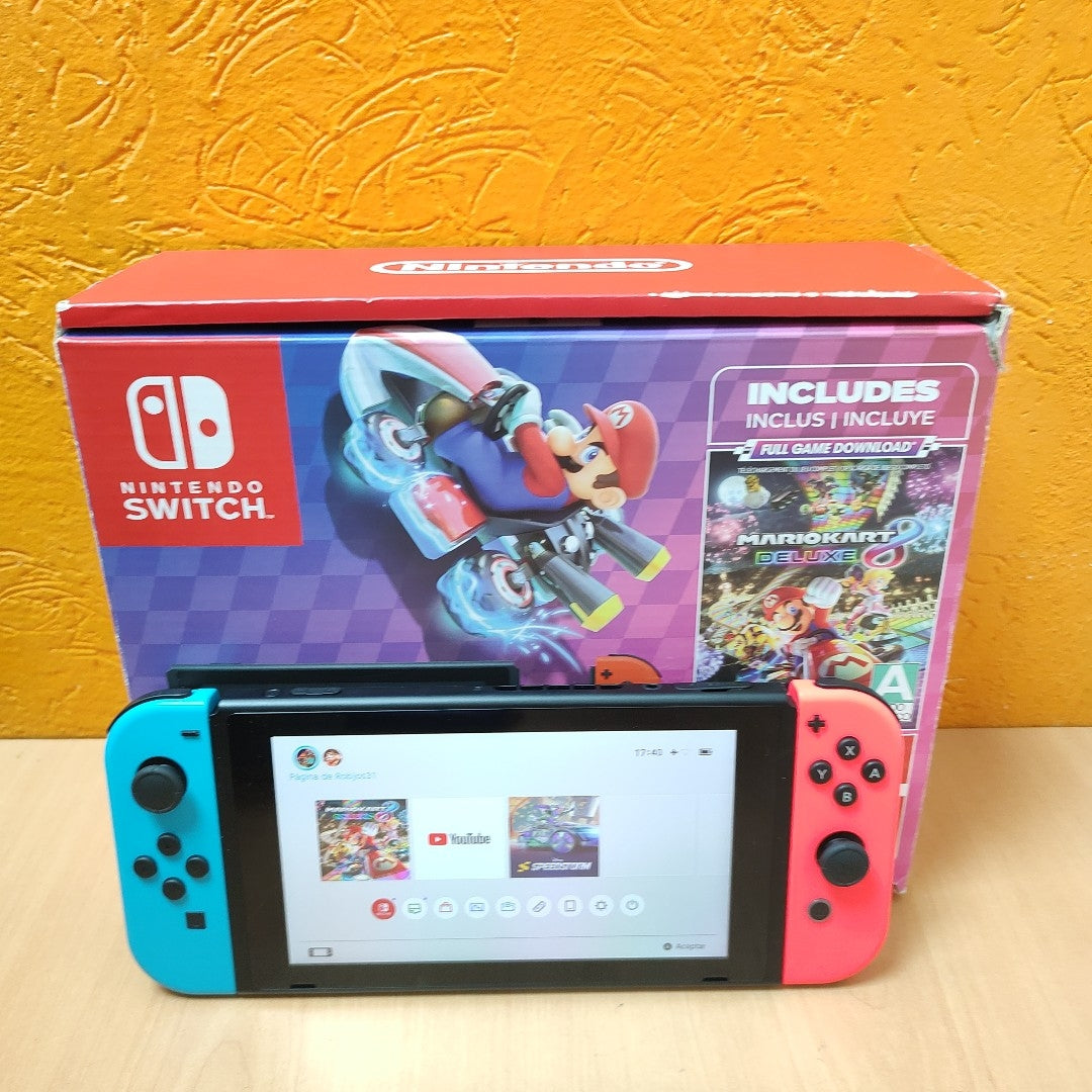 CONSOLA DE VIDEOJUEGO NINTENDO SWITCH 1.1 32 GB (SEMINUEVO)