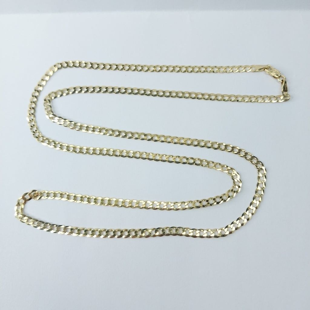 CADENAS BARBADA AMARILLA ORO 14K 8.1 (NUEVO)